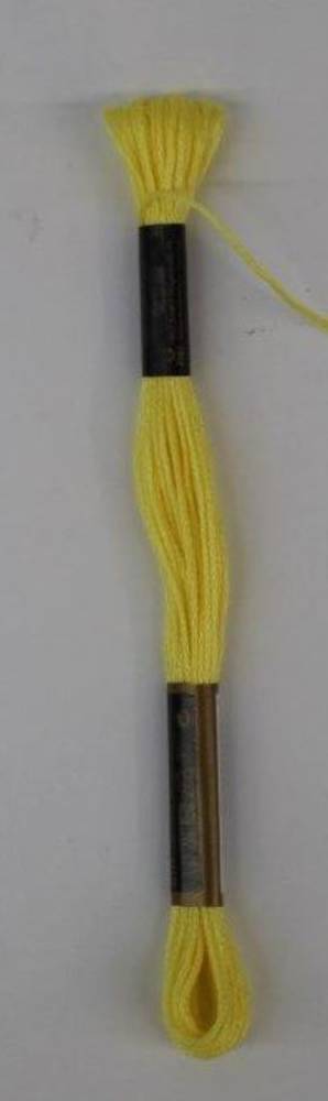 Stranded Cotton Cross Stitch Threads - Yellow Shades